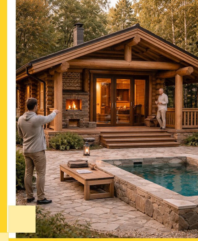 Проекты бань и хамам в Усолье-Сибирском от 25800 р. | ЭриданСль