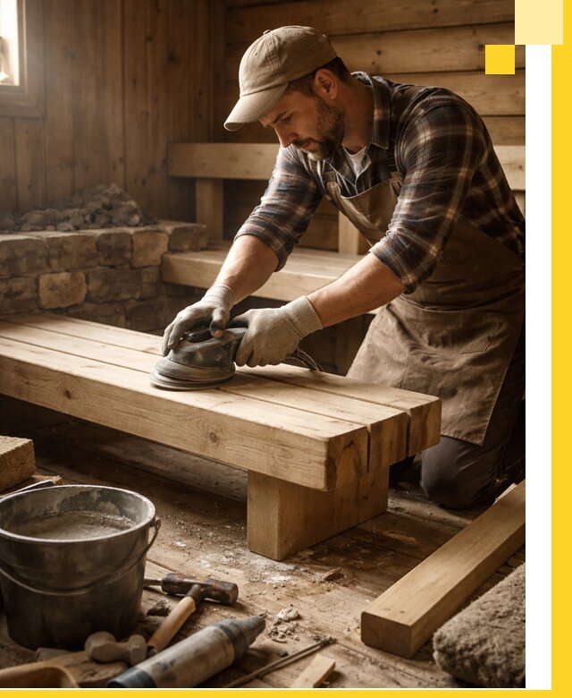 Ремонт бань под ключ в Усолье-Сибирском с гарантией качества и сроков