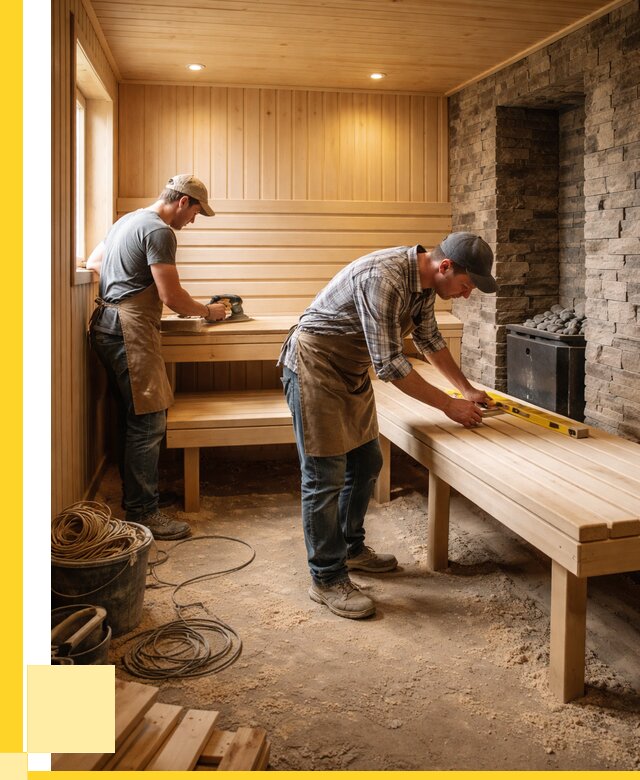 Отделка бани в Усолье-Сибирском: внутренняя отделка от 3096 р. | ЭриданСль