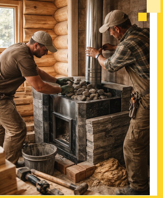 Строительство и отделка русских бань под ключ в Усолье-Сибирском