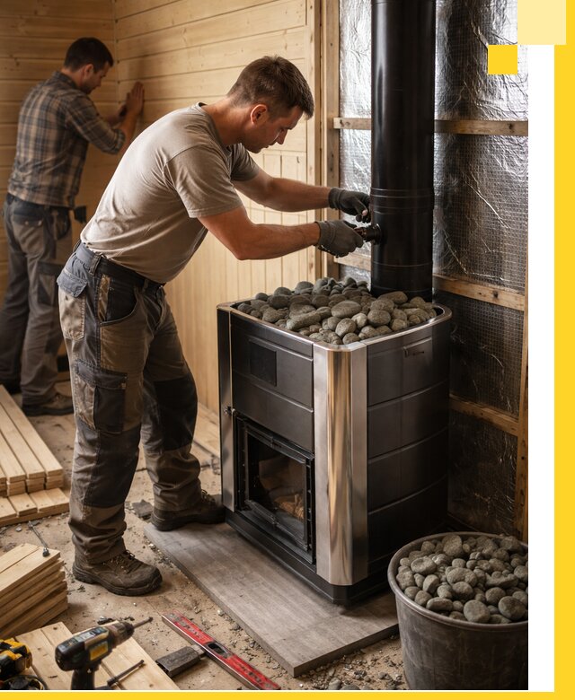 Проектирование и строительство парилок для бани в Усолье-Сибирском под ключ