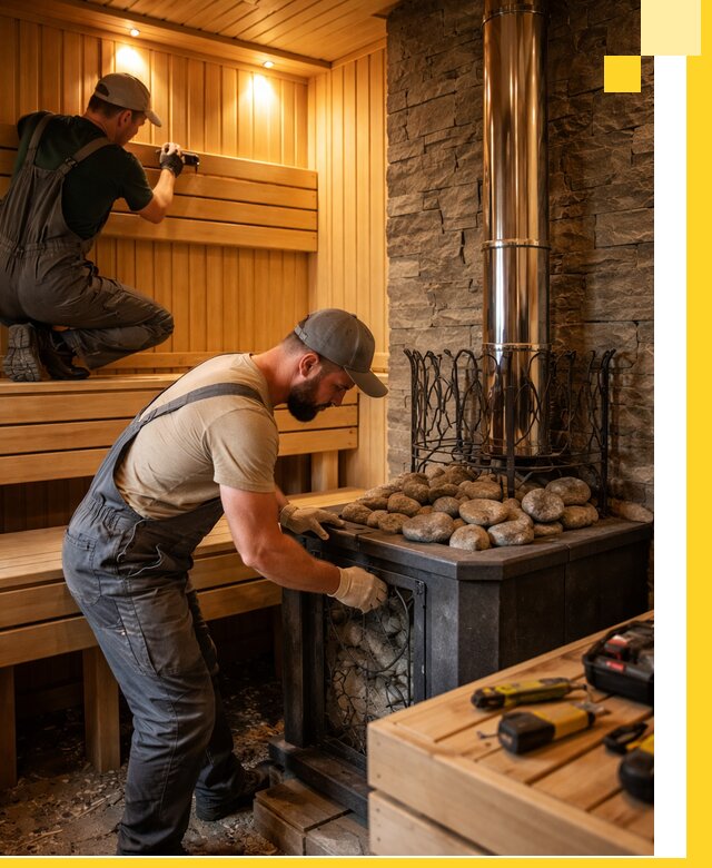 Комплексный дизайн бань, саун и зон отдыха в Усолье-Сибирском