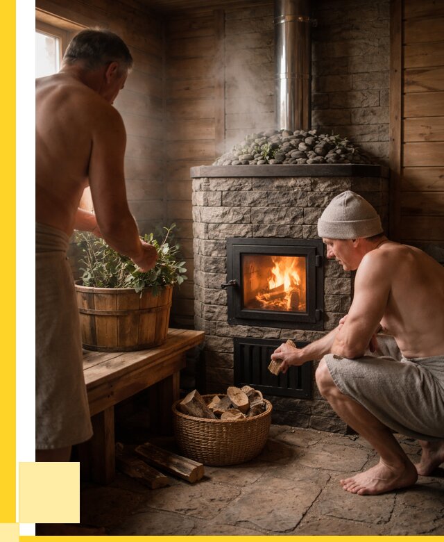 Банные печи под ключ в Усолье-Сибирском от 46440 р. | ЭриданСль кирпичная