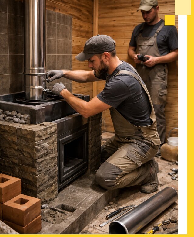 Изготовление и установка банных печей под ключ в Усолье-Сибирском