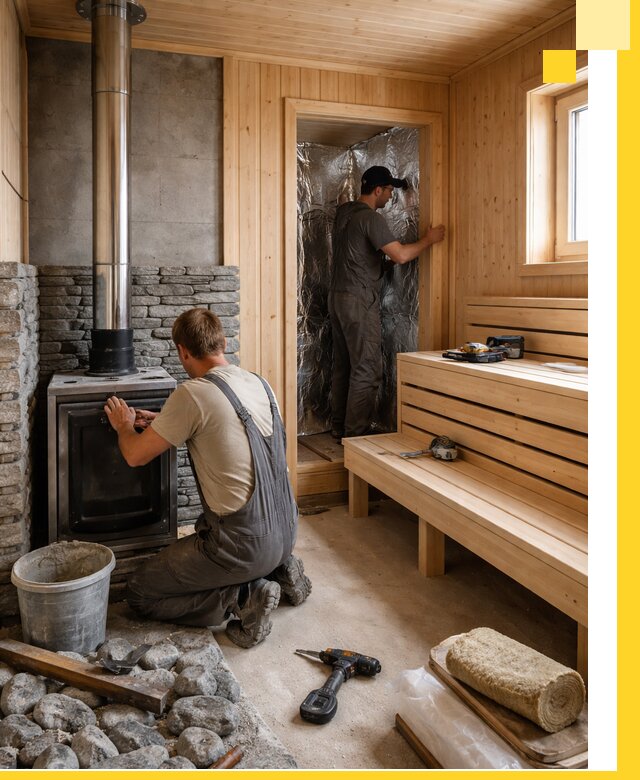 Строительство и изготовление бань под ключ в Усолье-Сибирском