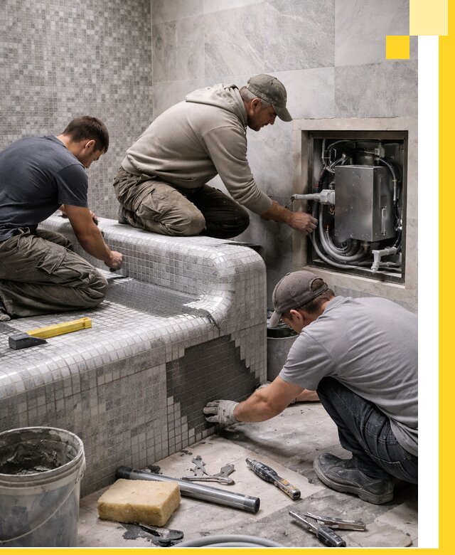 Проекты хамамов под ключ в Усолье-Сибирском и дизайн и строительство