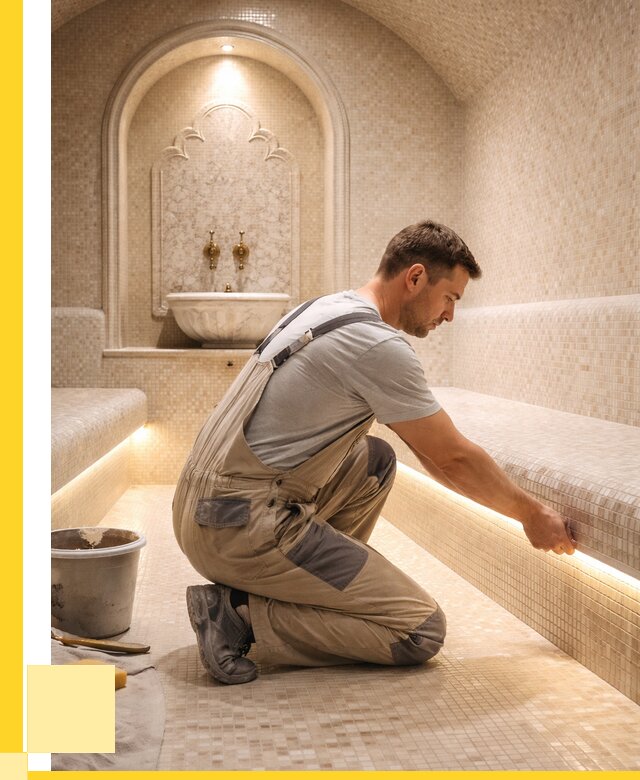 Отделка хамамов под ключ в Усолье-Сибирском от 5676 р. | ЭриданСль