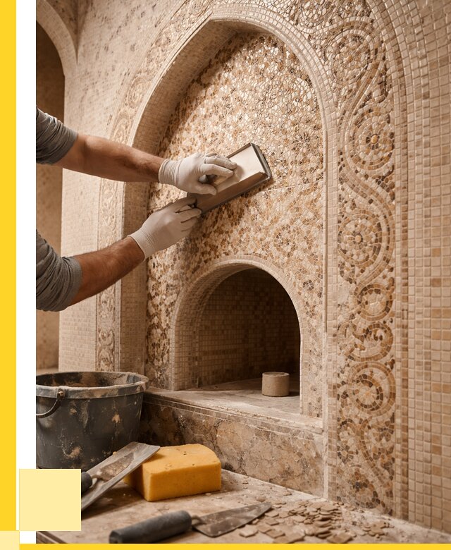 Мозаика для хамама в Усолье-Сибирском под ключ от 5160 р. | ЭриданСль