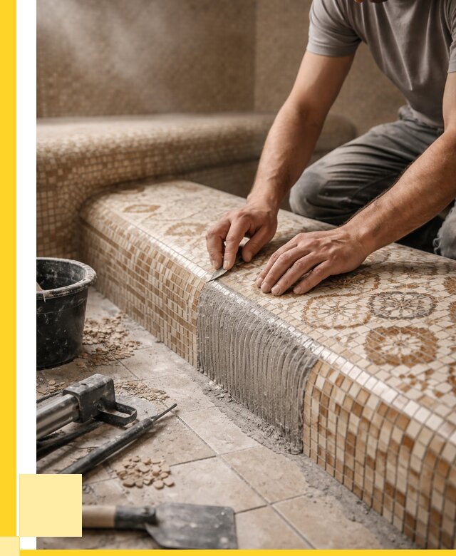 Плитка для хамама под ключ в Усолье-Сибирском от 3612 р. | ЭриданСль